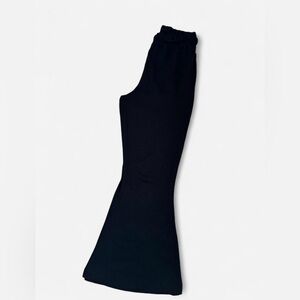 Casual Black Flared Pants